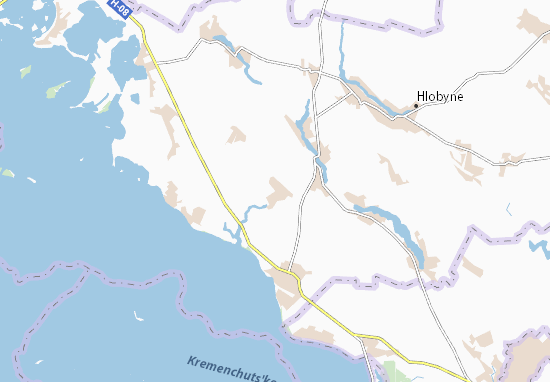 Borysy Map