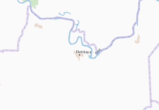 Kaart Plattegrond Kletskaya