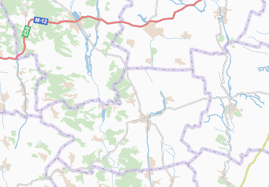 Karte Stadtplan Muzhyliv
