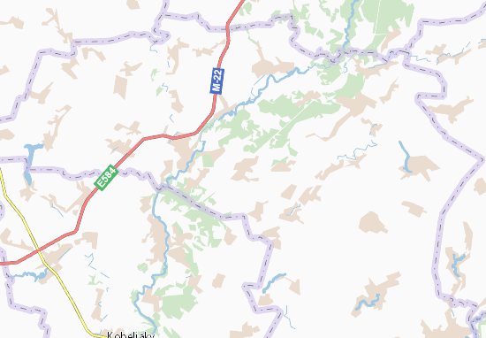 Kaart Plattegrond Rudenkivka