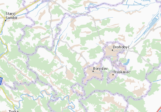 Mapa Yasenytsya-Sil&#x27;na