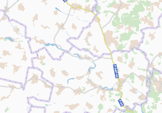 Chaplynka Map