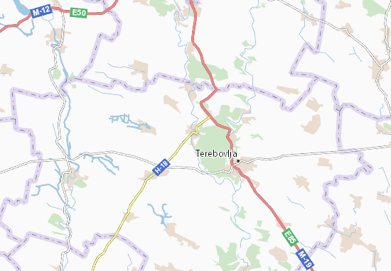 Karte Stadtplan Strusiv