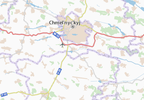 Karte Stadtplan Ruzhychanka