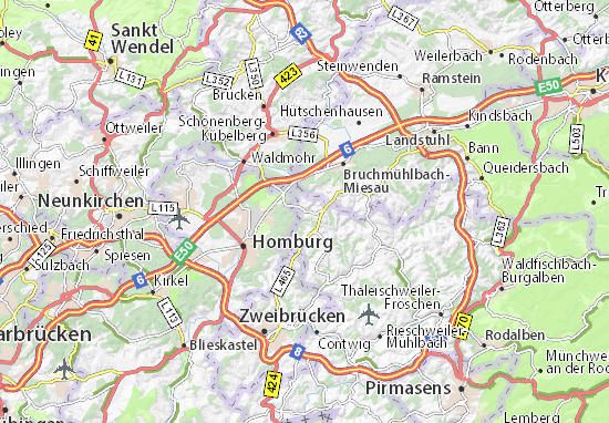 Mapa Plano Bechhofen