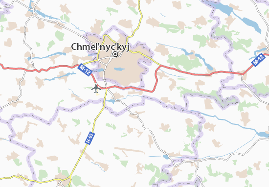 Karte Stadtplan Shumivtsi