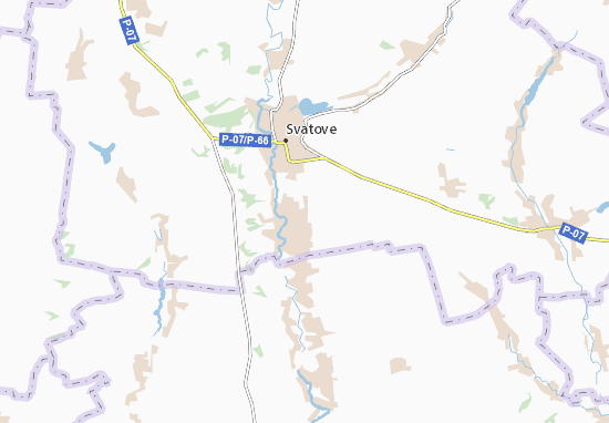 Karte Stadtplan Miluvatka