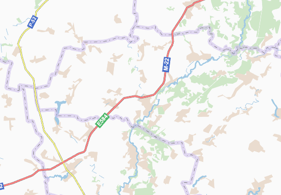 Kaart Plattegrond Lelyukhivka