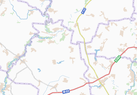Karte Stadtplan Vysoka Vakulivka
