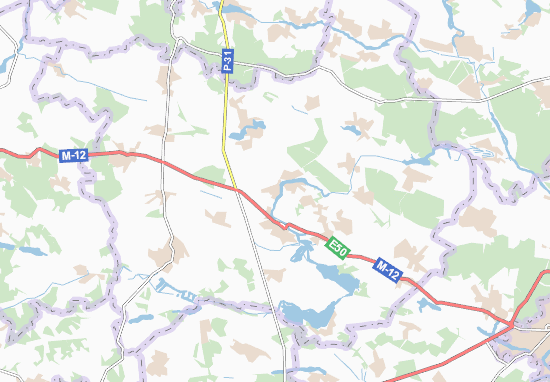 Karte Stadtplan Sosny