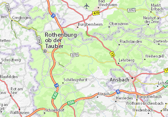 Dornhausen Map