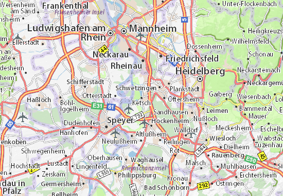 Karte Stadtplan Ketsch