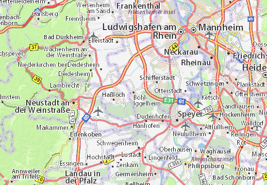 Böhl-Iggelheim Map