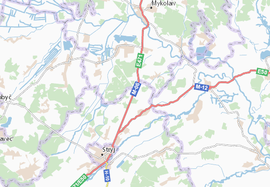 Karte Stadtplan Pjatnyčany