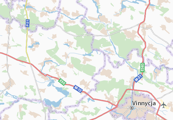 Pen&#x27;kivka Map