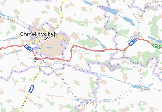 Karte Stadtplan Ivashkivtsi