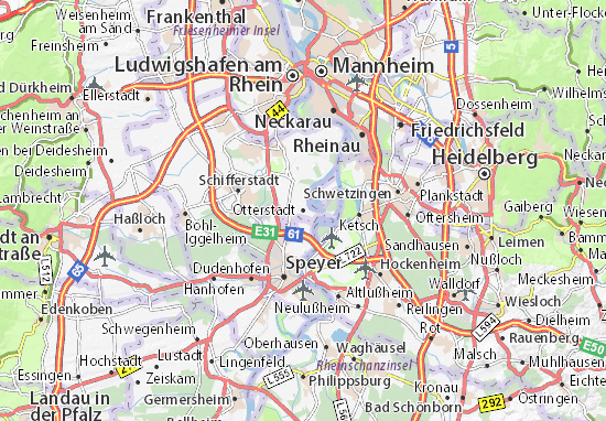 Karte Stadtplan Otterstadt
