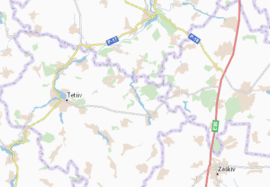 Karte Stadtplan Halaiky