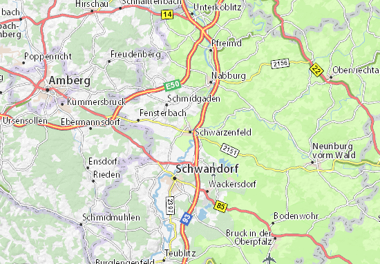 Schwarzenfeld Map