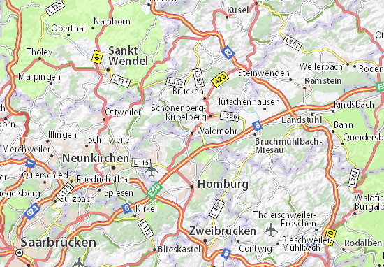 Mapas-Planos Waldmohr