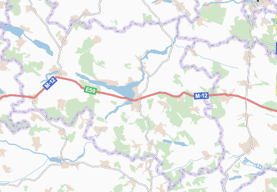 Mapa Letychiv
