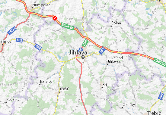 Jihlava Map