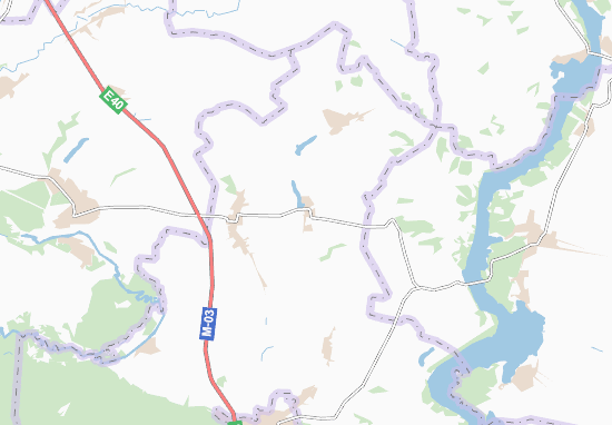 Chystovodivka Map