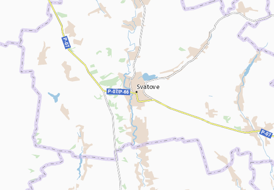 Karte Stadtplan Svatove