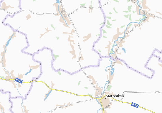 Karte Stadtplan Neshcheretove