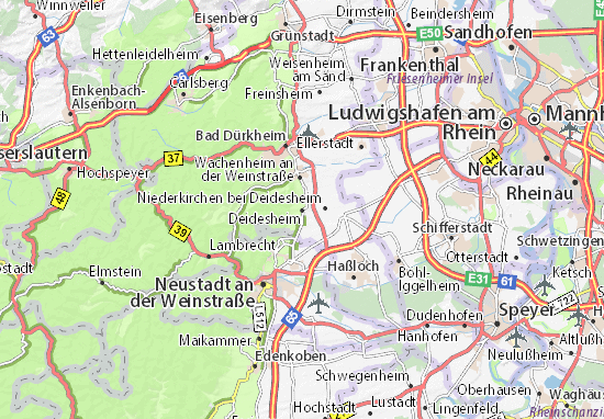 Deidesheim Map