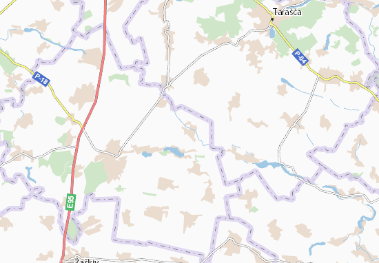 Karte Stadtplan Zhuravlykha