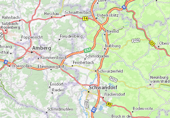 Mapa Plano Schmidgaden