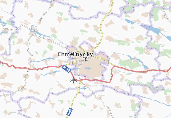Karte Stadtplan Chmel&#x27;nyc&#x27;kyj