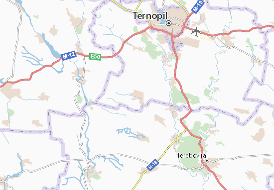 Karte Stadtplan Nastasiv