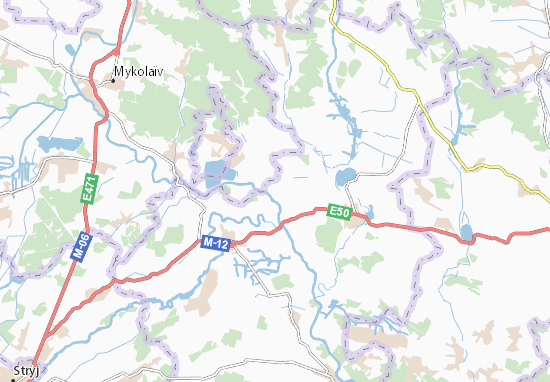 Kaart Plattegrond Piddnistryany