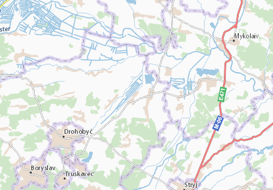 Karte Stadtplan Ripchytsi