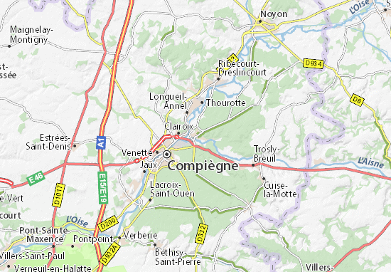 Choisy-au-Bac Map