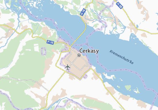 Mapas-Planos Čerkasy