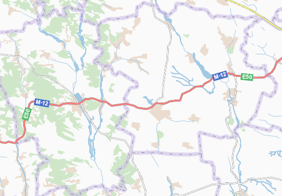 Karte Stadtplan Kozivka
