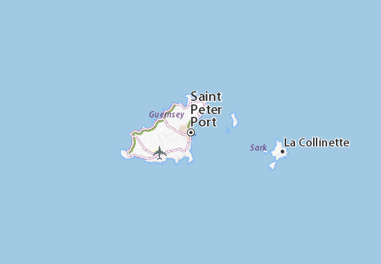 Karte Stadtplan Saint Peter Port
