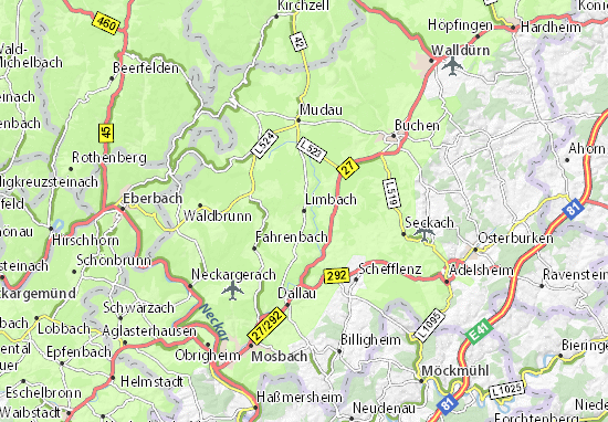 Karte Stadtplan Limbach