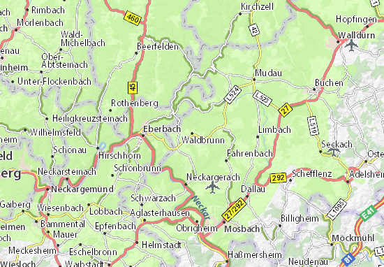 Mapa Waldbrunn