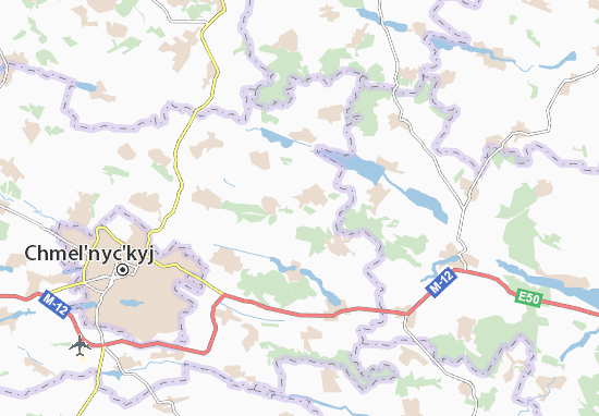 Mapa Tereshivtsi