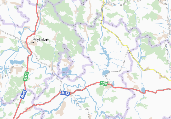 Karte Stadtplan Dolishnje