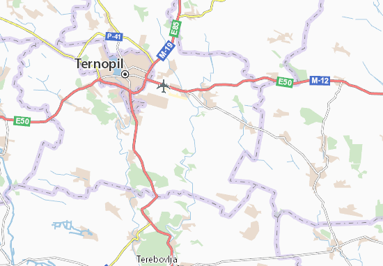 Mapa Tovstoluh