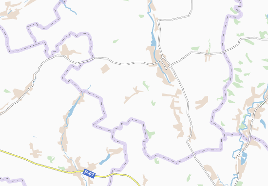 Karte Stadtplan Bunchukivka