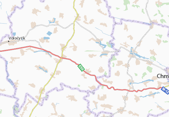 Karte Stadtplan Trytel&#x27;nyky