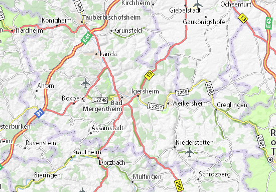 Igersheim Map