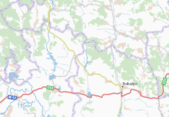 Karte Stadtplan Lyubsha