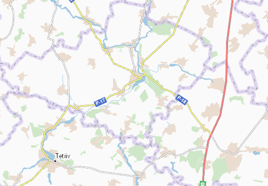 Karte Stadtplan Rachky